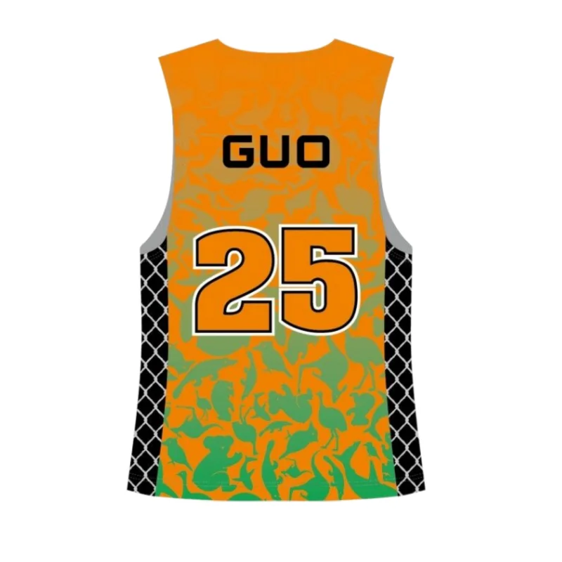 Hot Sale Polyester Custom Number Training Vests Cheap Lacrosse Pinnies