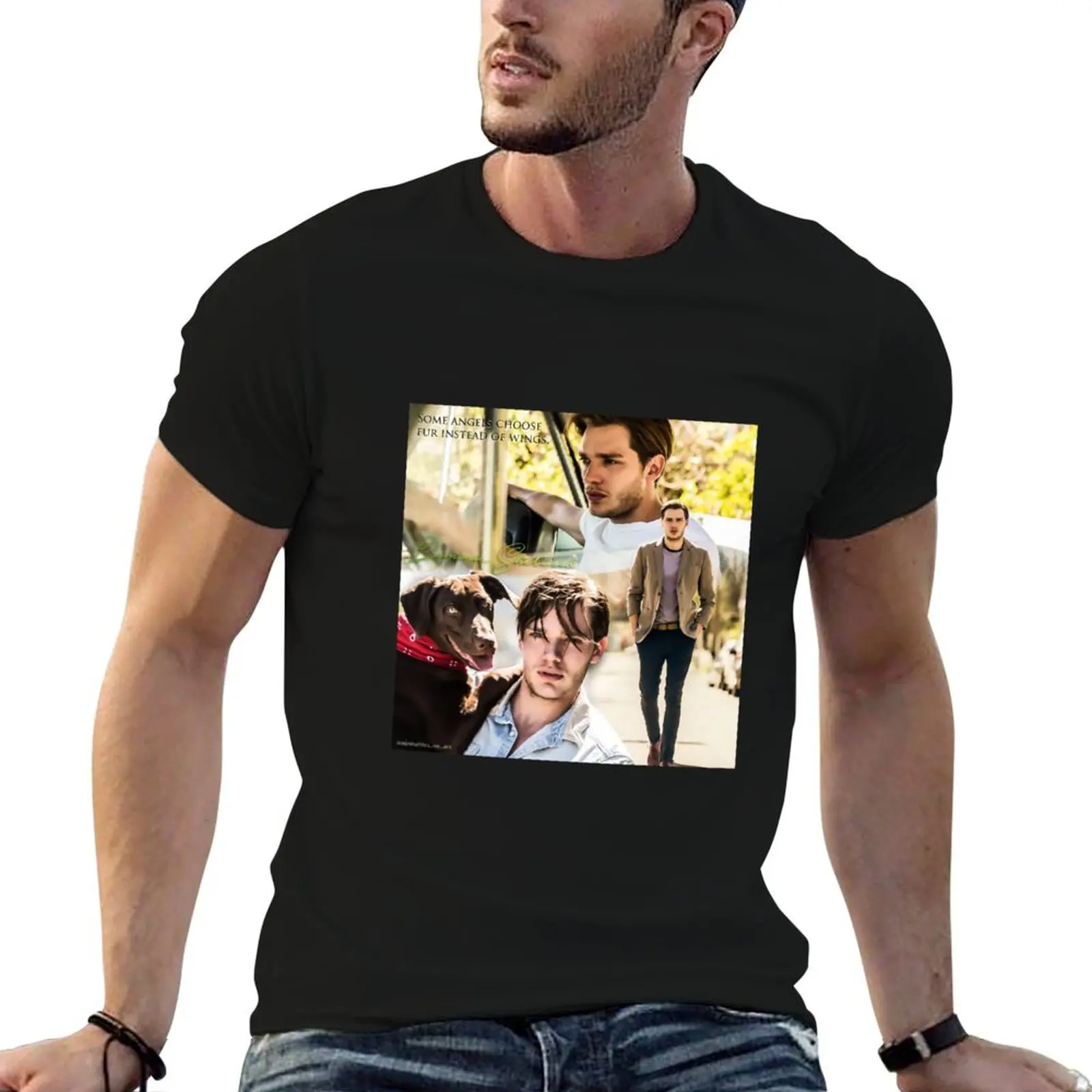 Dominic Sherwood T-Shirt Festive Simple T-Shirt