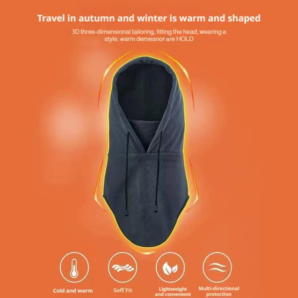 

Мотоциклетная зимняя шапка-балаклава, уличная вязаная полная шапка, модная зимняя теплая шапка для мужчин и женщин, флисовая шапка-балаклава