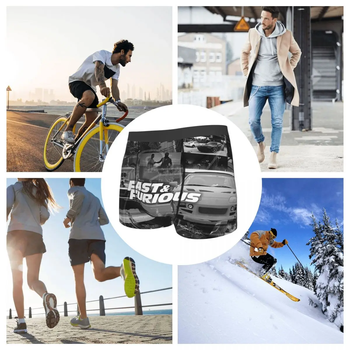 الملاكم السراويل السراويل سريعة وغاضبة هو تاريخ أسطورة سراويل الرجال تهوية الملابس الداخلية لهدايا رجل صديقها أوم