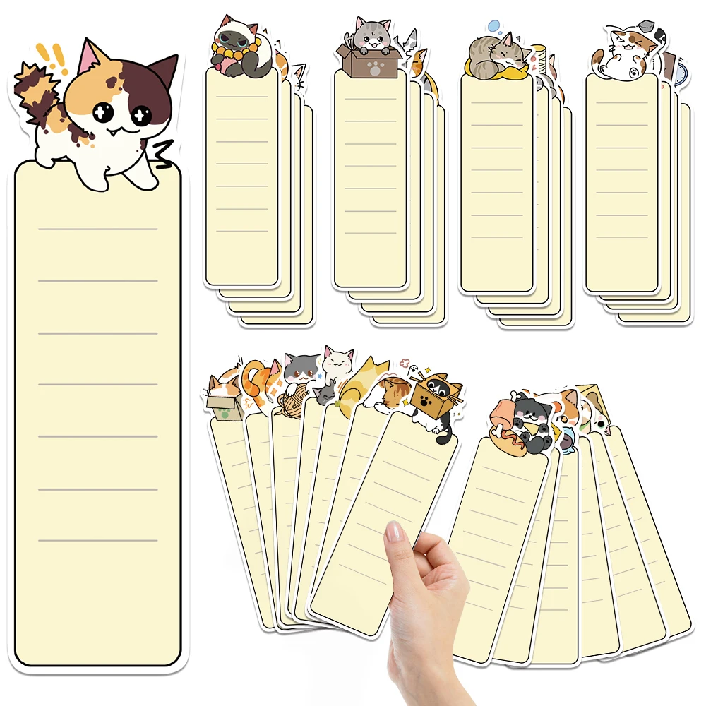 30 pezzi Segnalibro per gatti cartoni animati Bomboniere per gatti Lettori Amanti dei libri Regali Segnalibri carini per la lettura Accessori per libri per insegnanti
