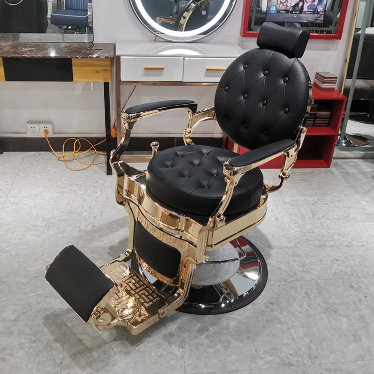 

Luxury Modern Leather Hair Styling Beauty Salon Furniture Barber Chair