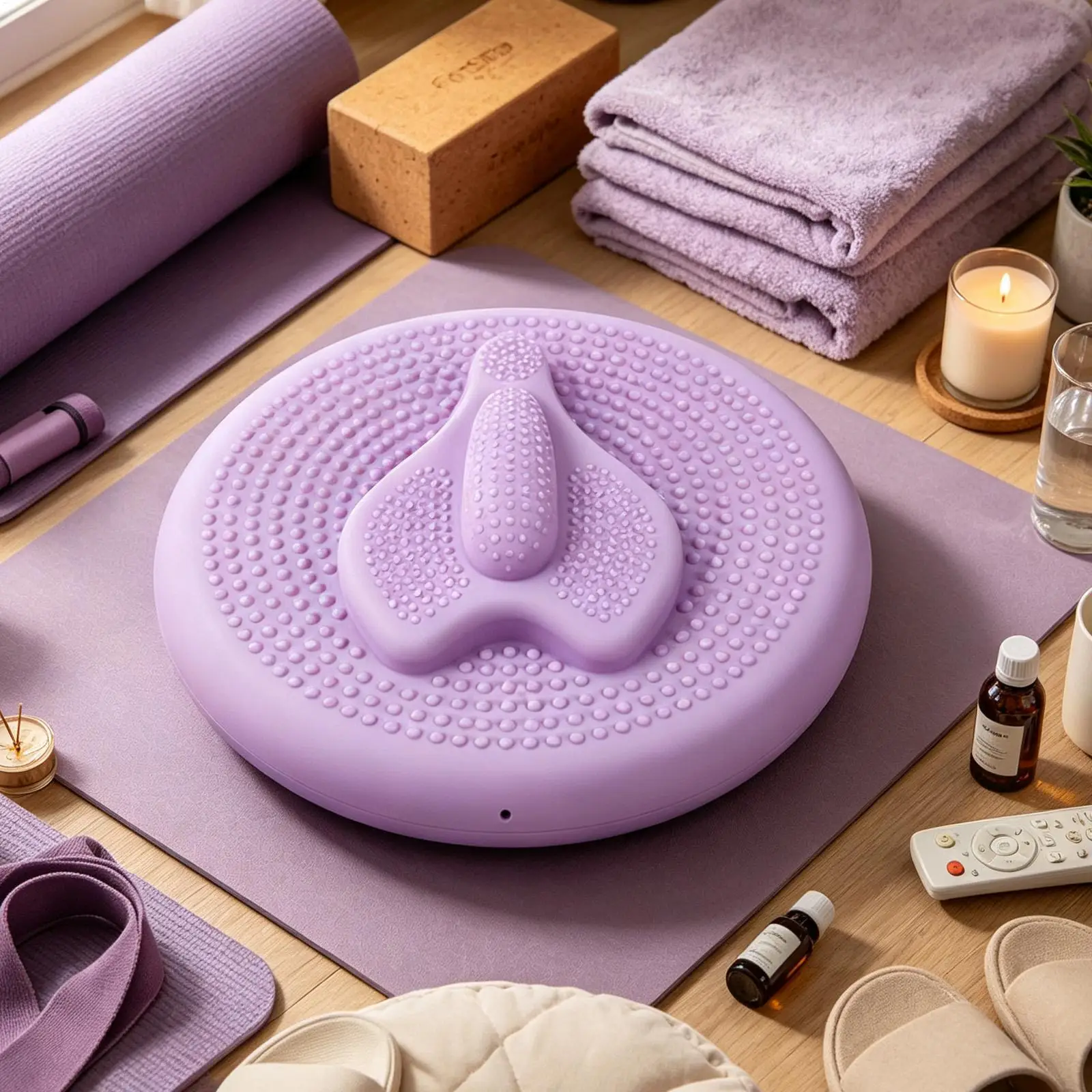 Balance Plate Foot Massage Cores Strength Inflatable Training Air Cushion Board Home Children To Exercise Fun Interactions