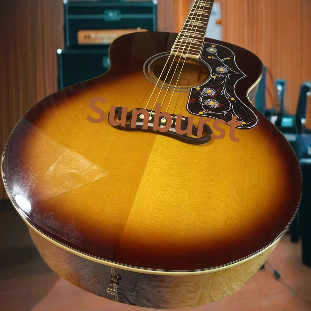 Musical Instrument For Beginners - Guitare acoustique J de grande taille