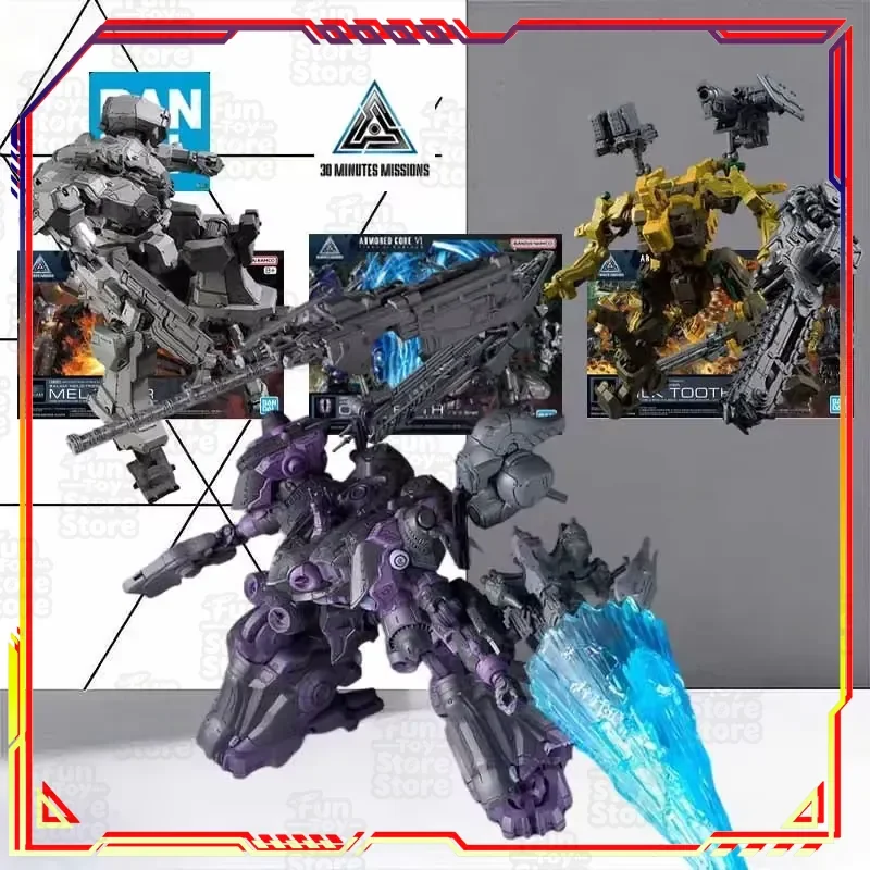 

Bandai Spirits Armored Core VI Arquebus VE-40A Open Faith 30MM Movable Mecha Assembly Model Kit Official Licensed IP