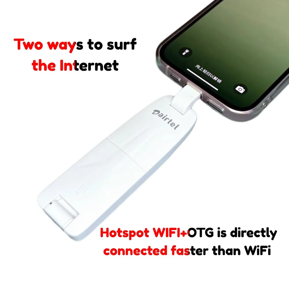 VONJUN E8378 LTE Wingle Type-C & USB Duble Hotspot with 4G Sim Card Slot Wireless Router