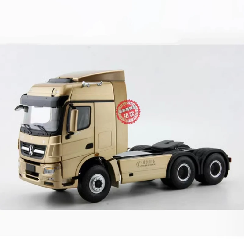 Diecast 1:24 Scale Northern Benz Tractor Alloy Heavy Truck V3 Model Simulation Static Collection Hobby Decoration Boy Gift