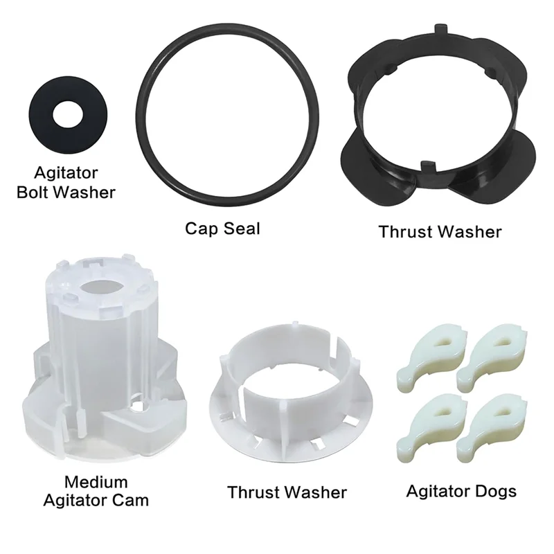 B59B-2 Sets 285811 Agitator Repair Kit Medium Cam, Agitator Dogs Washer Parts Replaces 2744, 285746,285811VP,3347410,3351001