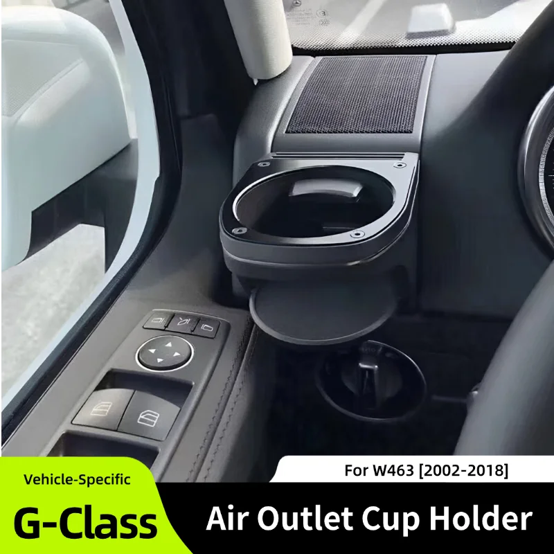 For Mercedes Benz G‑Class G350 G500 G55 G63 W463 2002‑2018 Auto Air Conditioning Vents Cup Holder Beverage Interior Accessories