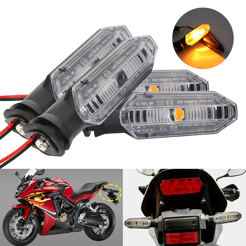 Clignotant LED pour Honda NC700 NC 750 S X DCT CTX700 CBR650F CB650F CBR600RR CRF250L MSX 125