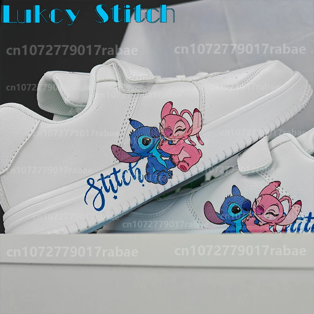 Zapatos de stitch para niños y niñas de 8 y 9 años, zapatillas de deporte informales para estudiantes, zapatos para correr a la moda, regalo de