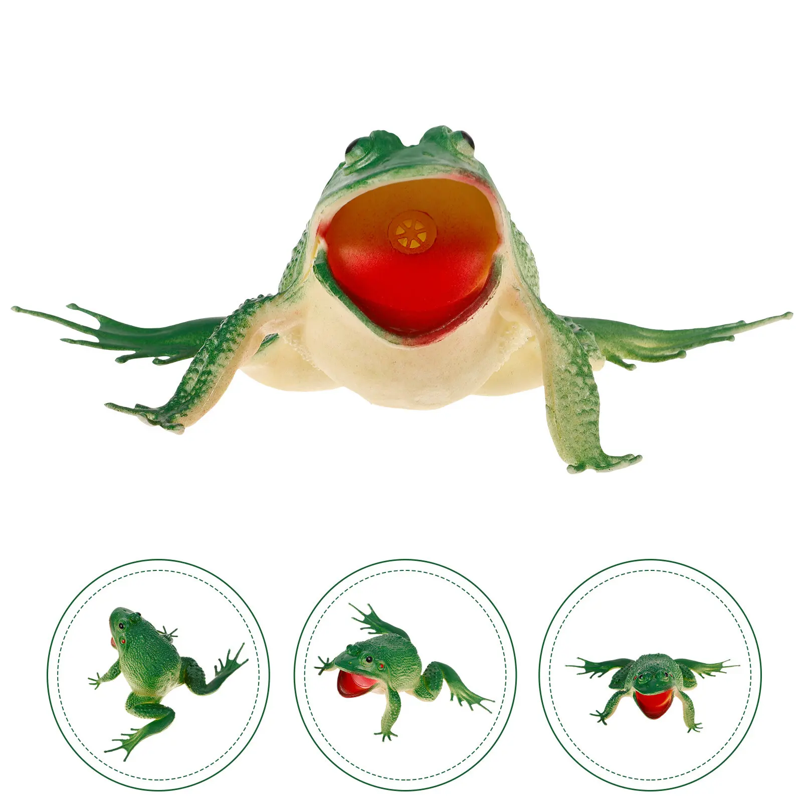 

Lovely Frogs Decoration Ideal for Fish Tank Terrarium Desk Shelf Garden Tabletop Aesthetic Prop Educational Cognitive Animal