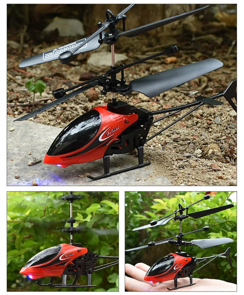 RC Helicopter With USB Charger Remote Control Toy Control Aircraft Micro Indoor Outdoor Children's Toy Control Aircraf YK06