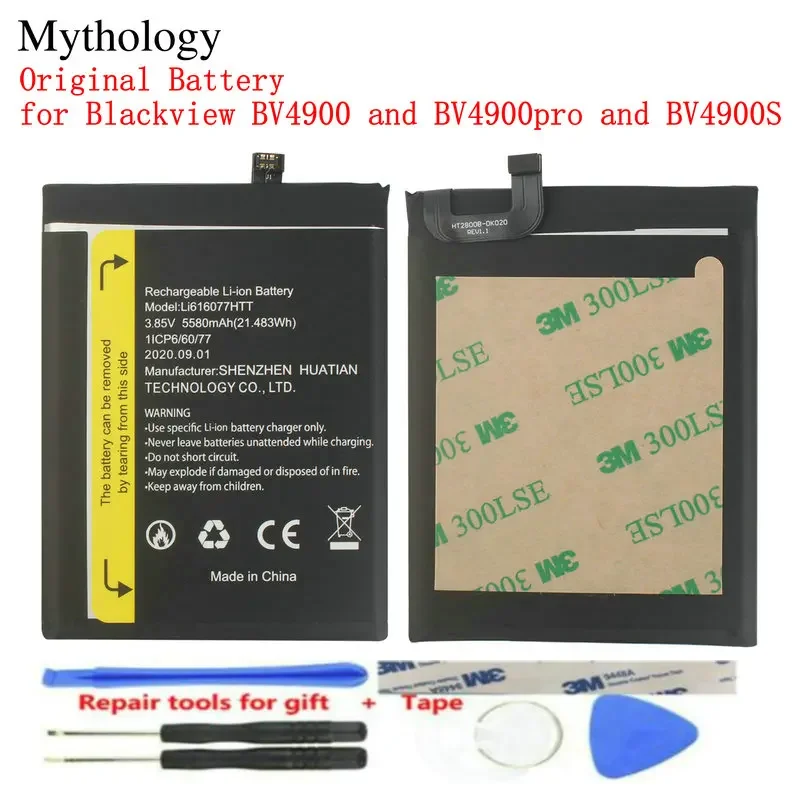 

Battery for Blackview BV4900 Pro BV4900S Original Batteria 4680mAh Smartphone Accessories