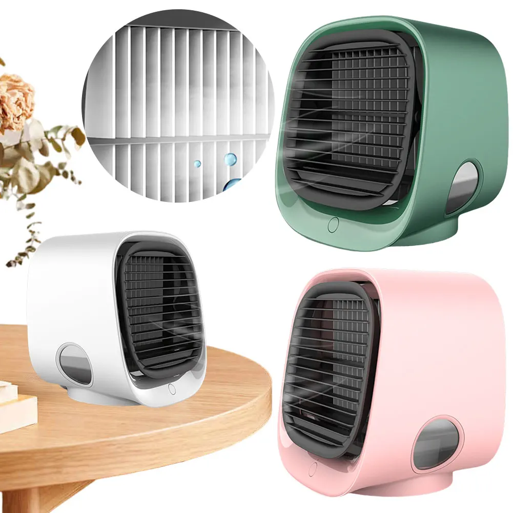 

Table Fan with Water Cooling Personal Fan 3 Speeds Desktop Fan for Home Office Bedroom