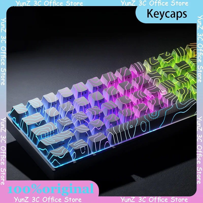 XVX container 2.0 keycap mechanical keyboard keycap translucent keycap personalized side engraving IMD keycap woting AULA