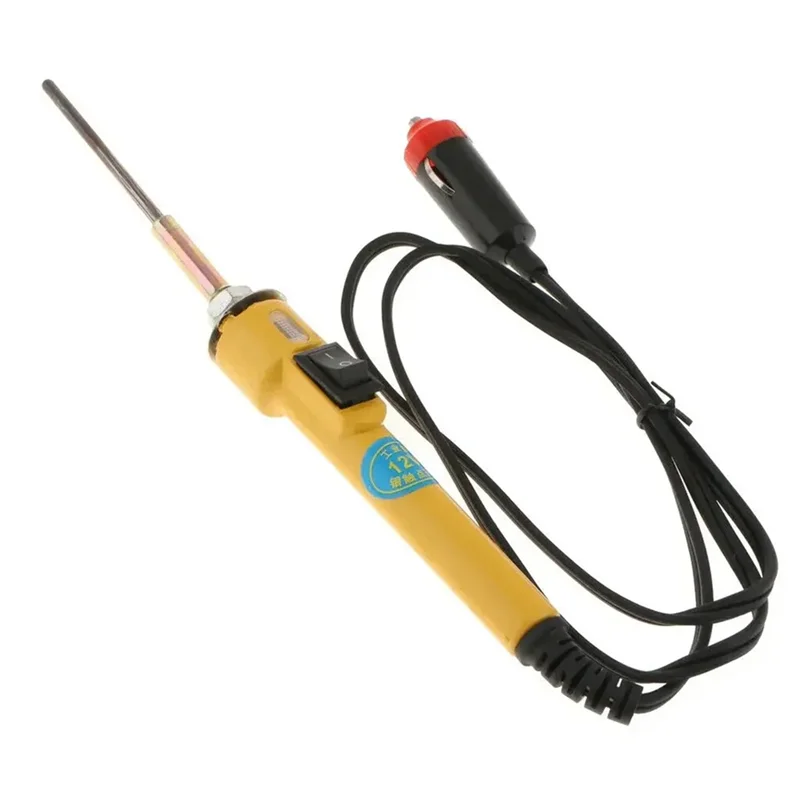 

ABVA-Mini Handle 12V Quick Heating Adjustable Temperature Electric Soldering Iron Heat Pencil Welding Repair Tool