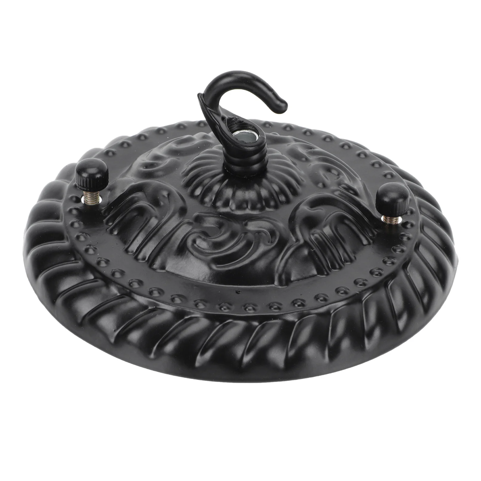 

2pcs Retro Ceiling Hooks Premium Material Easy Assembly For Living Room Bar Cafe Hall Decor Chandelier Ceiling Plate Light