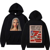 Retro Beyonce Cowboy Carter Tour 2025 Album Hoodie Men Women Harajuku Fleece Pullover Sweatshirt Hip Hop Fashion Clothing Hooded