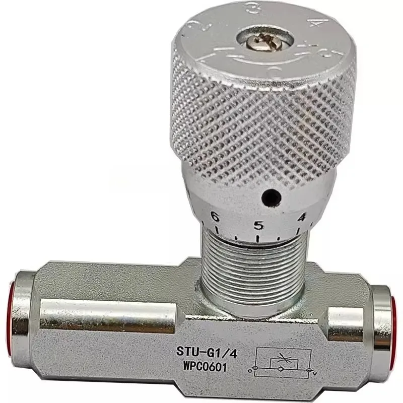 Flow Control Valve STU Hydraulic Throttle Valve One-way STU-G1/4 STU-G3/8 STU-G1/2 STU-G3/4 STU-G1
