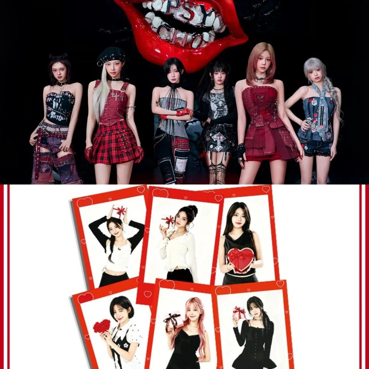 

6 шт. высококачественных фотокарточек K-pop группы BABYMONSTER к Дню святого Валентина 2026: Рука, Ахён, Рора, Фарита, карточки Polaroid