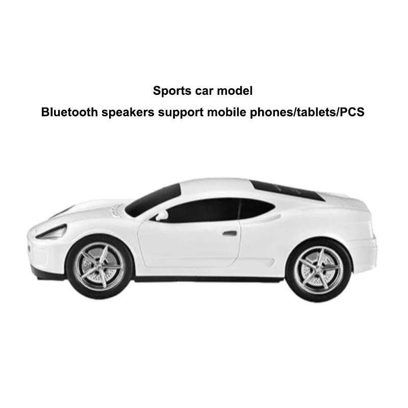 سطح المكتب سمّاعات بلوتوث صوت عال للهاتف المحمول سيارة ستيريو الترا منخفضة باس نموذج السيارة المتكلم