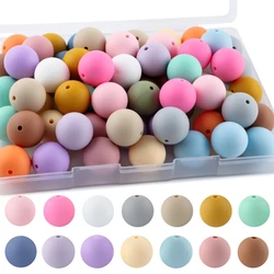 50Pcs/Lot 12/15mm New Color Silicone Beads Beads For Jewelry Making DIY Necklace Bracelet Jewelry Accessories