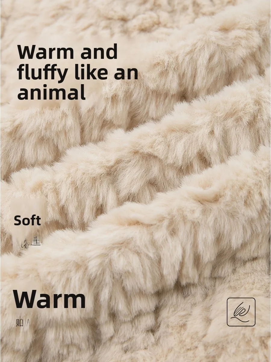 Xwi ort emenda de couro falso pele de cordeiro jaet feminino inverno ele pele de couro entrançado superior commute sle regular sve