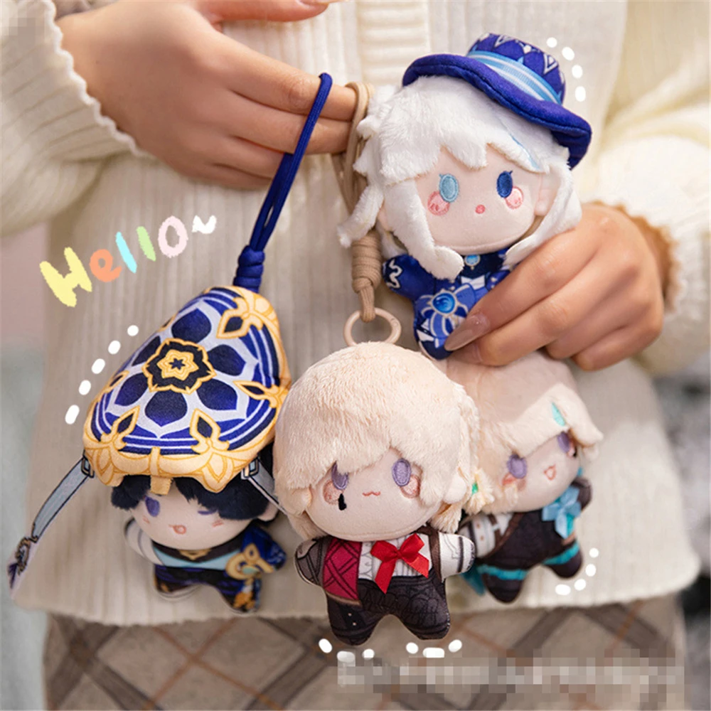 Game Genshin Impact Lynette Lyney Furina Wanderer Balladeer Cosplay Costume Plush Key Keychain Gift Pendant Accessories