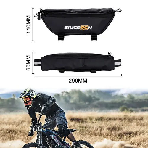 Imagen 2 del producto Bolsa de herramientas para accesorios de motocicleta, impermeable y a prueba de polvo, práctica bolsa de manillar de viaje Universal para Surron KTM Honda Kawasaki