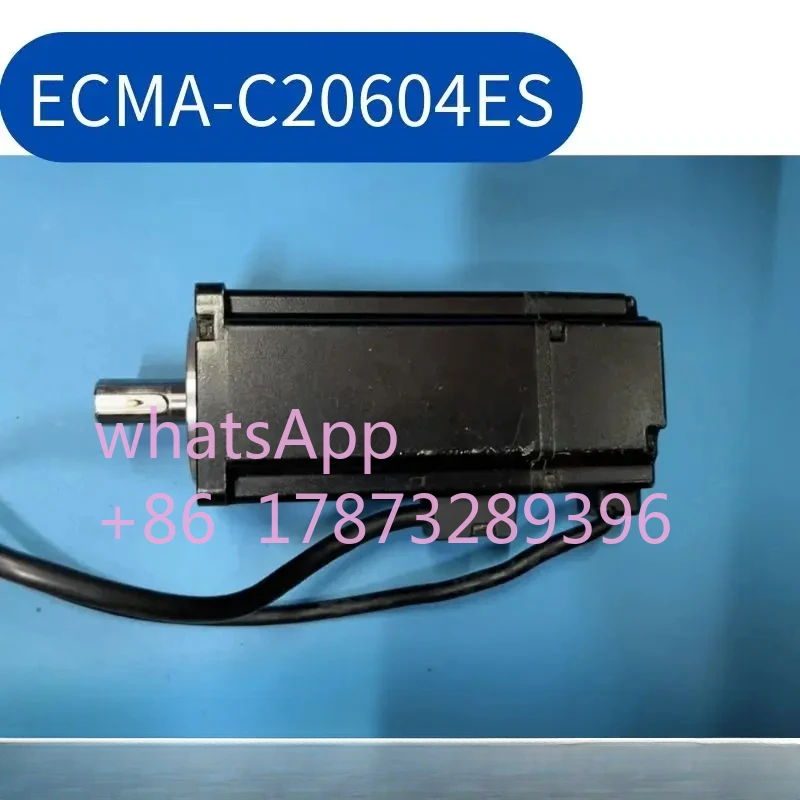 ECMA-C20604ES Delta servo motor 400W de segunda mão Teste OK