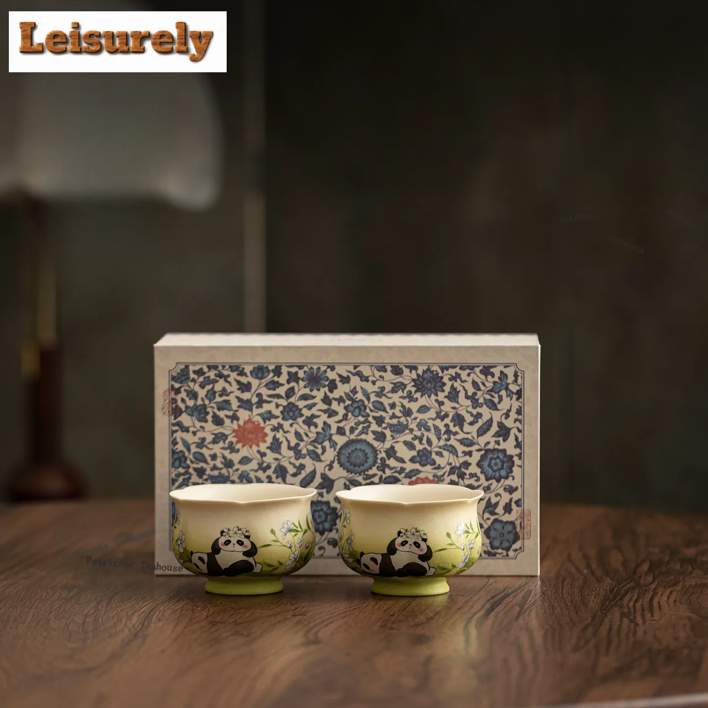 HOYIHM Rock White Panda Spring Teacup Boutique Tea Bowl Tea Pair Tea-tasting Personal Cup Jianzhan Master Cups Tea Ceremony