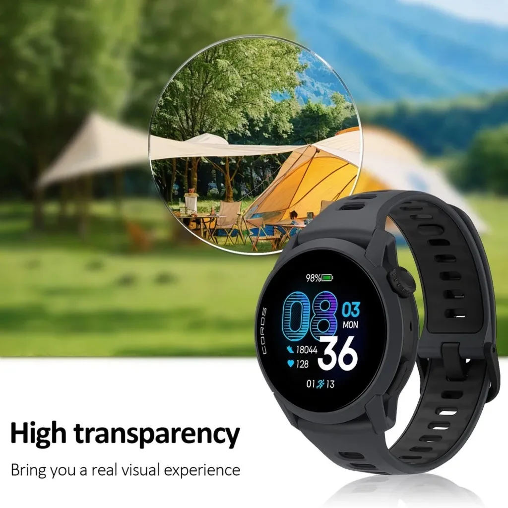 2pcs For COROS PACE 4 3 APEX Pro APEX 46mm 42mm Pace 2 Scratch Resistance Tempered Glass Screen Protector 9H 2.5D Premium Film