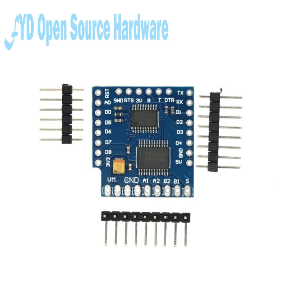 Модуль драйвера двойного двигателя WeMos D1 Mini I2C TB6612FNG V1.0.0 Плата управления электродвигателем