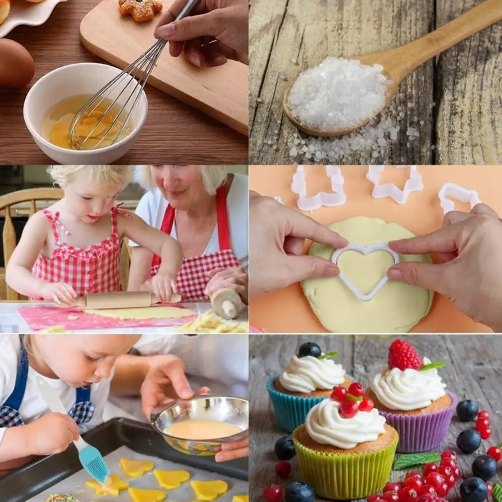 Child Apron Kids Cooking Apron Gloves Hat Set Girls Chef Toy Combo Hat Oven Mitt Cooking Toddler Dress Up Chef Costume Role Play