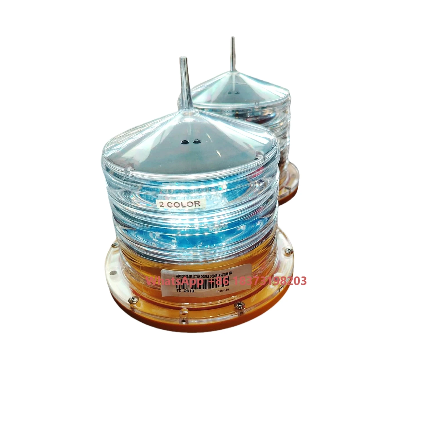 

LED Solar Traffic Warning Light Road Cone Construction Obstacle Tower Crane Light