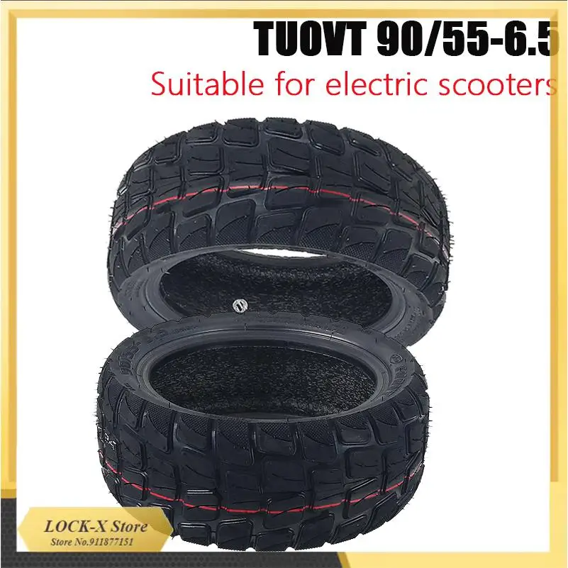 

Износостойкая бескамерная резиновая шина 90/55-6.5, внедорожная пневматическая шина с защитой от проколов и противоскользящим покрытием для электроскейтбордов, квадроциклов и вездеходов