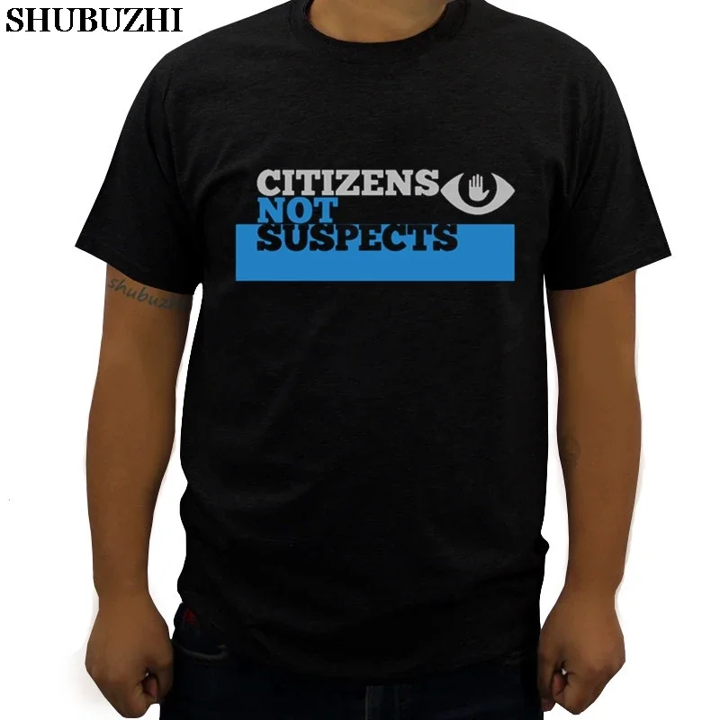 Citizens Not Suspects Men 50-50 T-Shirt summer luxury shubuzhi brand t-shirt new men 3d tshirt euro size