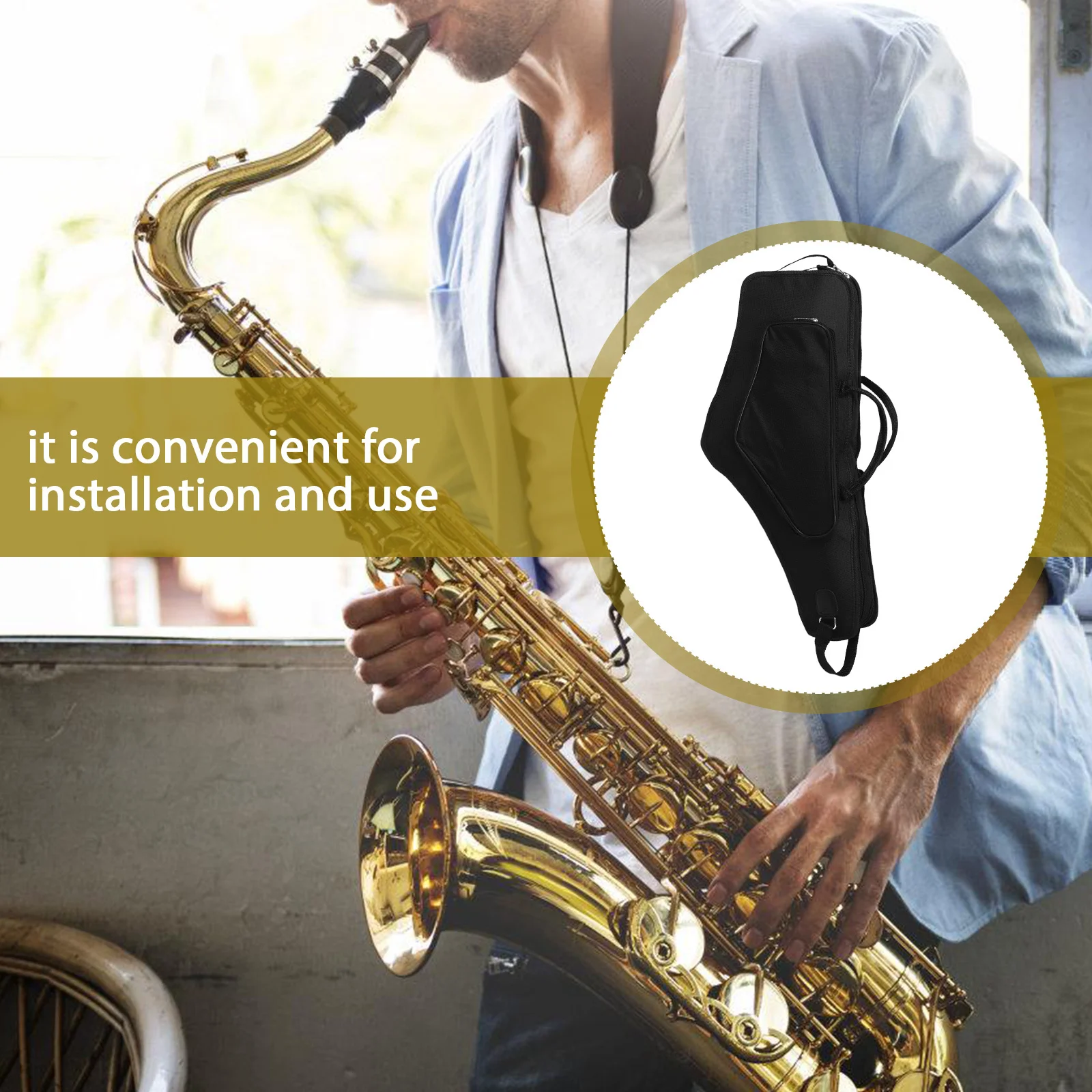 Sac de Saxophone Alto étanche et antichoc, sac à dos universel léger, étui de protection pour accessoires de Saxophone Alto