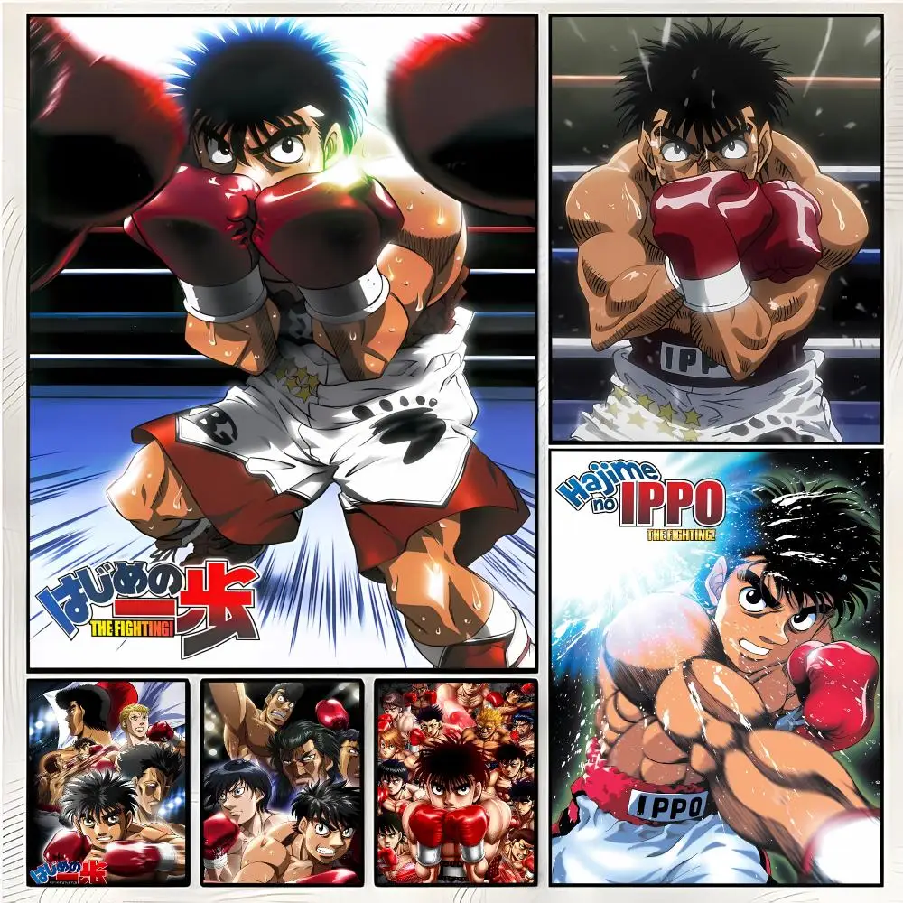 Intense Inspirational Boxing-Themed H-Hajime No Ippo Poster Superior Home Space  Indoor Decorative Art & Home Decor
