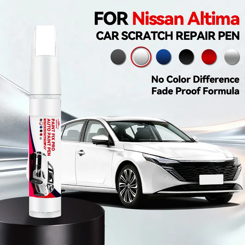 

Для Nissan Altima 1998-2025 L30 L32 L34 L40 L50: Карандаш для ремонта краски, средство для удаления царапин, аксессуары для авто DIY, черный, белый, красный