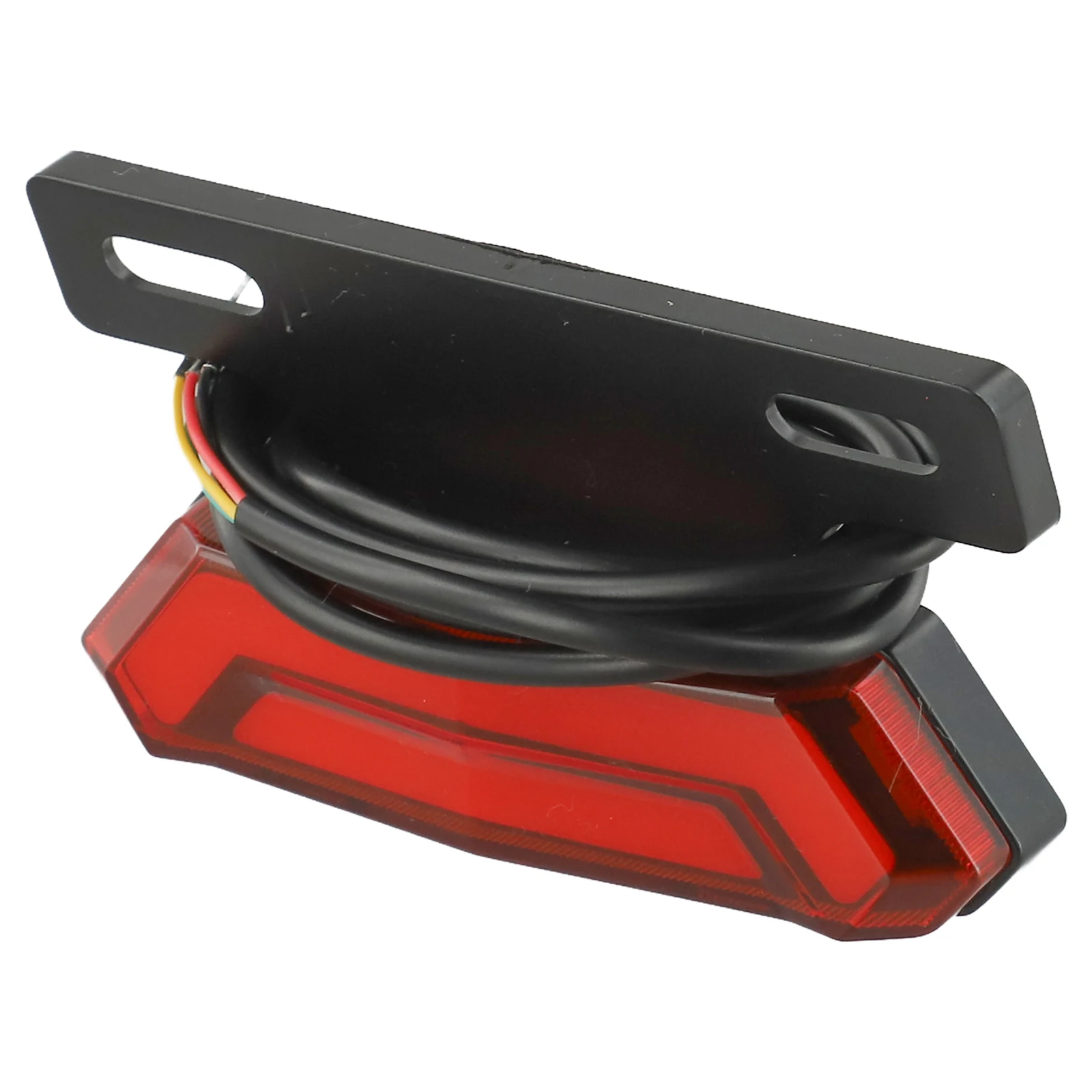 36V 48V Ebike Light Lamp Bike Brake Light Ebike Rear Light 4 Pin Wiring ABS Plastic Material Brake Light Function