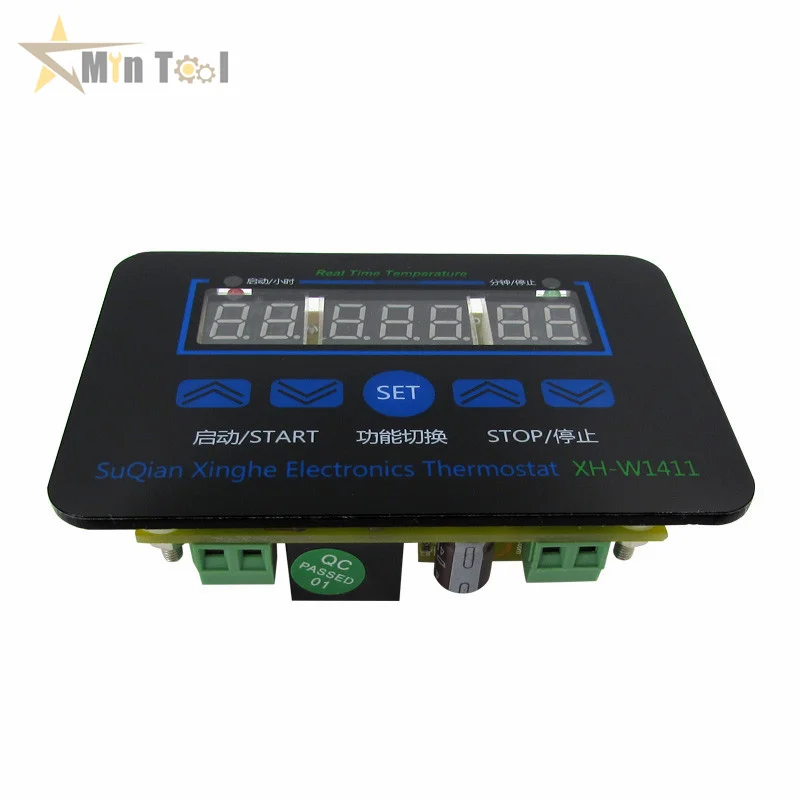 XH-W1411 DC 12V Thermostat LED Digital Temperature Controller AC 110V 220V 10A Switch Thermometer Regulator Relay Output