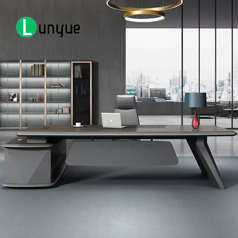 Commercial Office Furniture Escritorios High End Ergonomic Executive Office Desk Modern Director Ceo Boss Manager Office