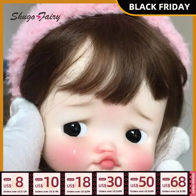 BuDin Bjd Doll 1/6 Anime Blythe Reborn Qbaby Figure Art Fashion Princess Dolls for Girls DuckFace Shugafairy Oueneifs