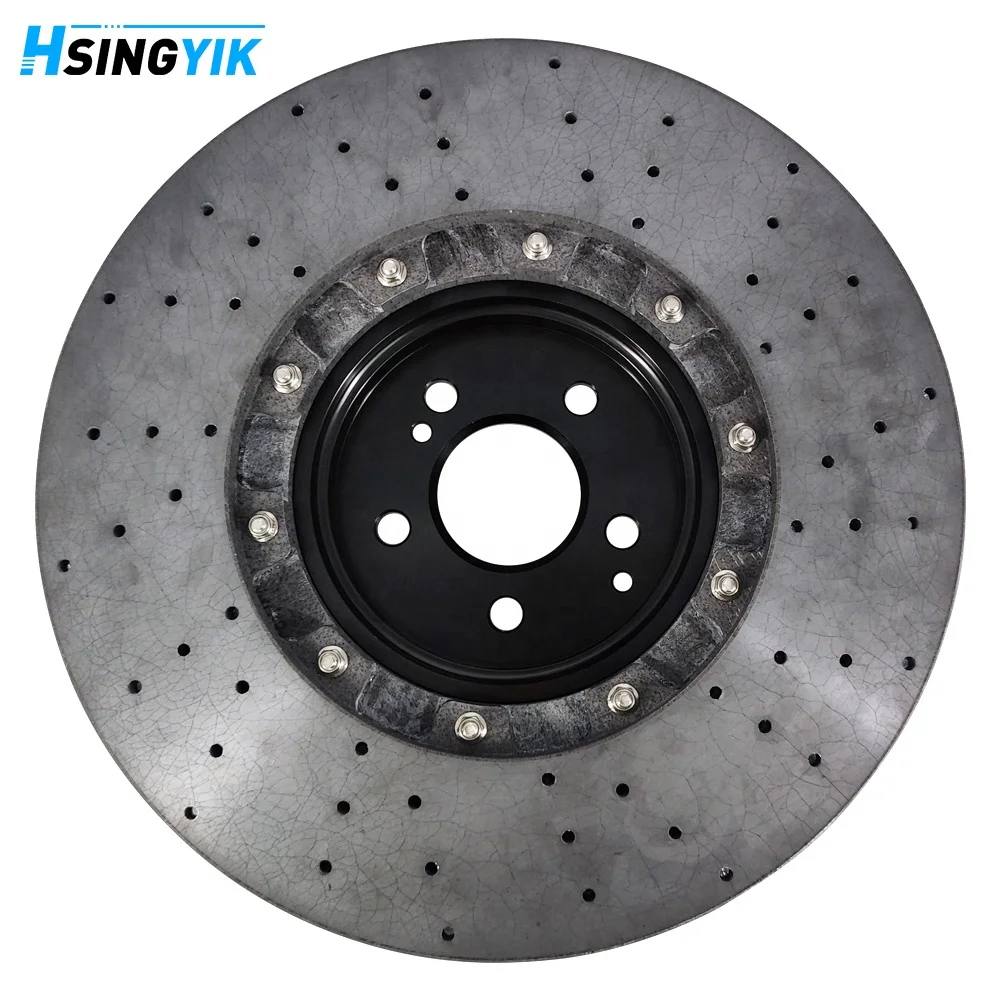 Direct Fit No Modification Required OEM A2304211212 Front 390mm36mm Carbon Ceramic Brake Disc For Mercedes AMG GTC 2018
