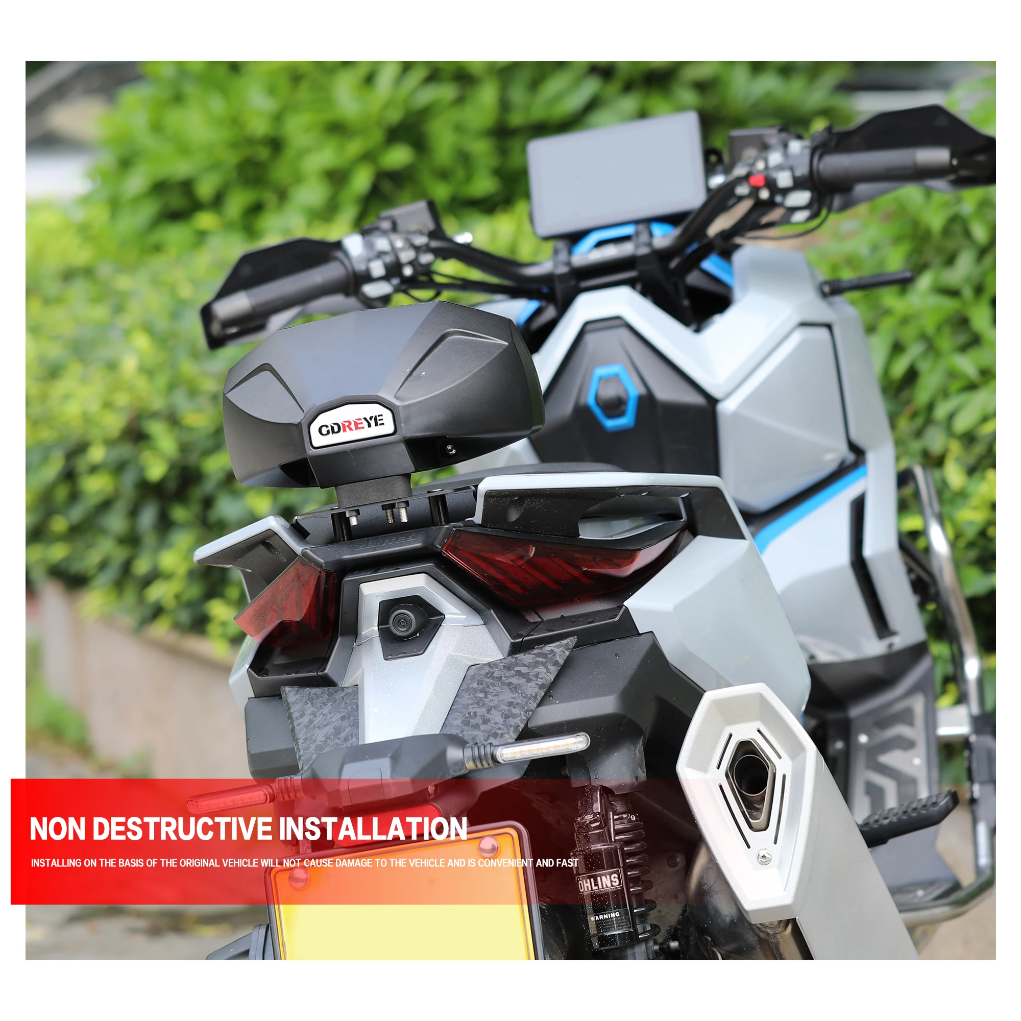 Pour ZONTES 368G G368 368 G 2025 2026 – Coussin de dossier de siège passager arrière pour moto