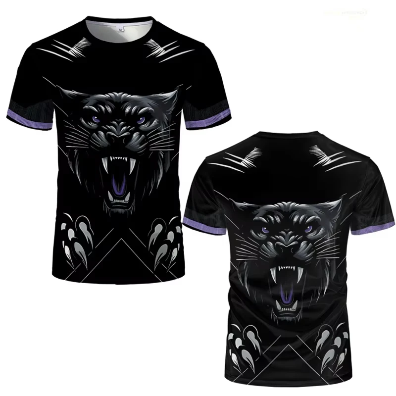 

Trendy Animals Graphic Team Uniforms for Men Summer Fashion Football Running 3D Print Jersey Cool Streetwear Training Clothes