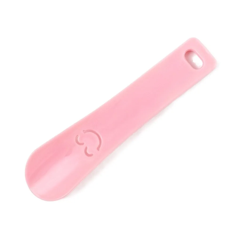 Plastic Shoehorn Sturdy Horn Spoon Shape 15cm Shoe Lifter Lifter Shoes Spoon