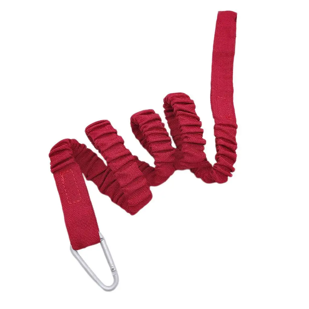 Coiled Nylon Paddle Leash Strong Bungee Rod Lanyard Adjustable Rope for SUP Canoe Fishing Boat Marine Equipment Storage